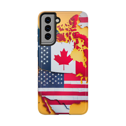 United Flags Phone Case – Canada & USA Combined