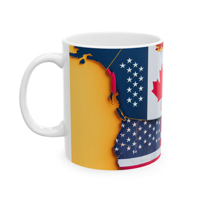 United Flags Mug – Canada & USA Together