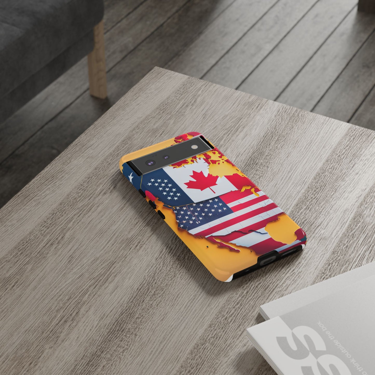 United Flags Phone Case – Canada & USA Combined