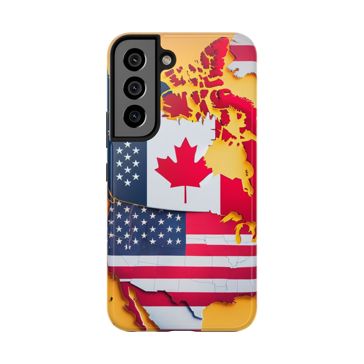 United Flags Phone Case – Canada & USA Combined