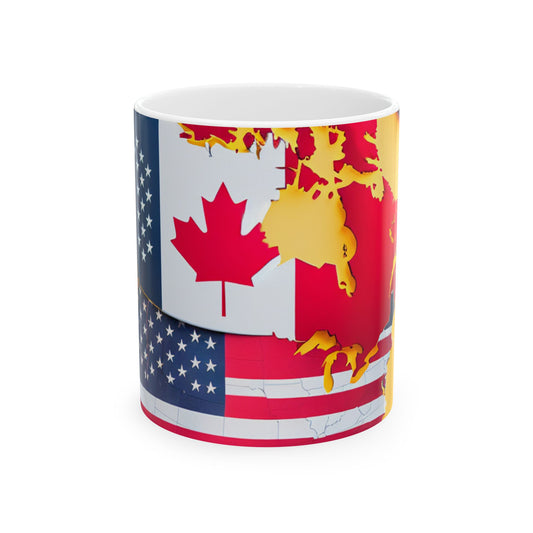 United Flags Mug – Canada & USA Together