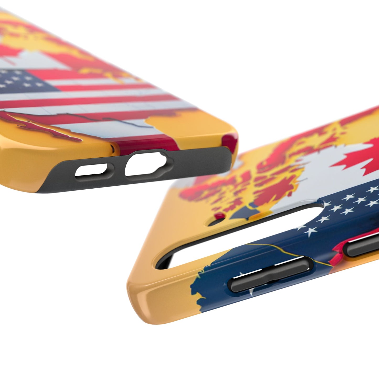 United Flags Phone Case – Canada & USA Combined